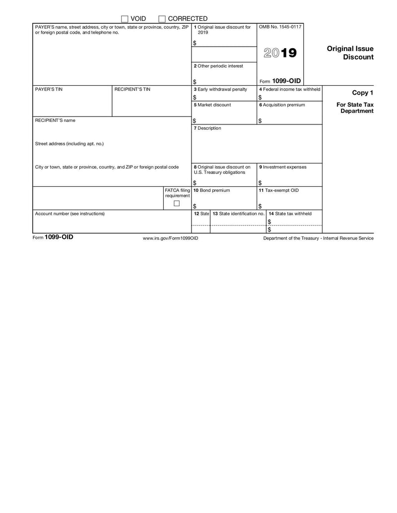 Large thumbnail of Form 1099-OID - Sep 2018