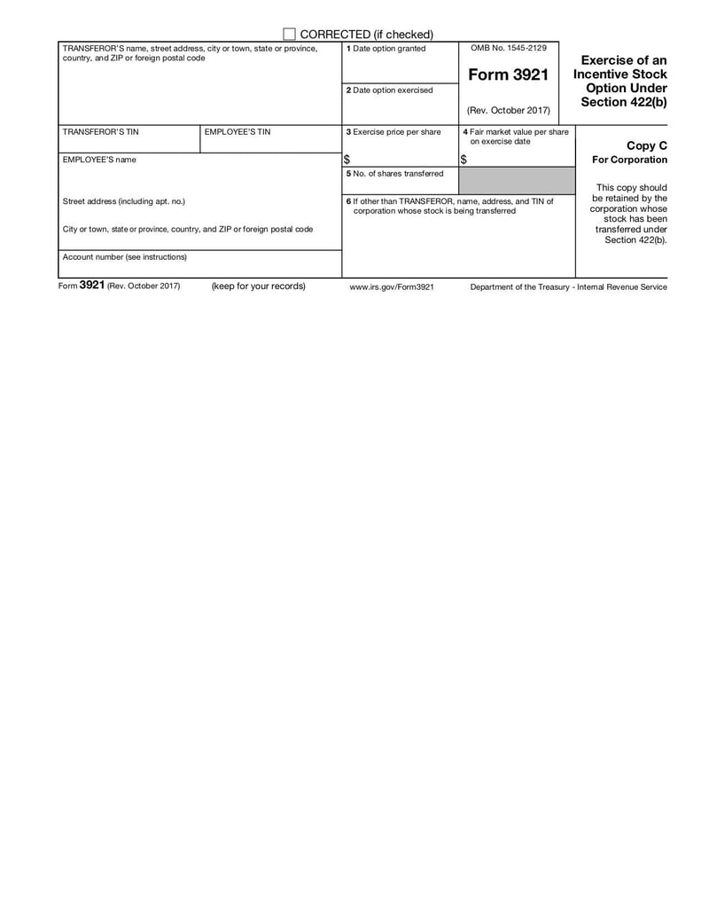 Large thumbnail of Form 3921 - Oct 2017