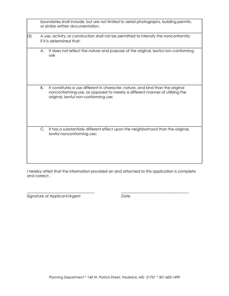 Large thumbnail of Zoning Board of Appeals Intensification of Nonconforming Use Application - Mar 2020