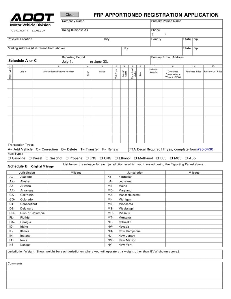 Large thumbnail of ARP Apportioned Registration Application - Aug 2017