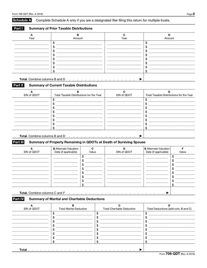 Large thumbnail of Form 706-QDT - Jun 2019