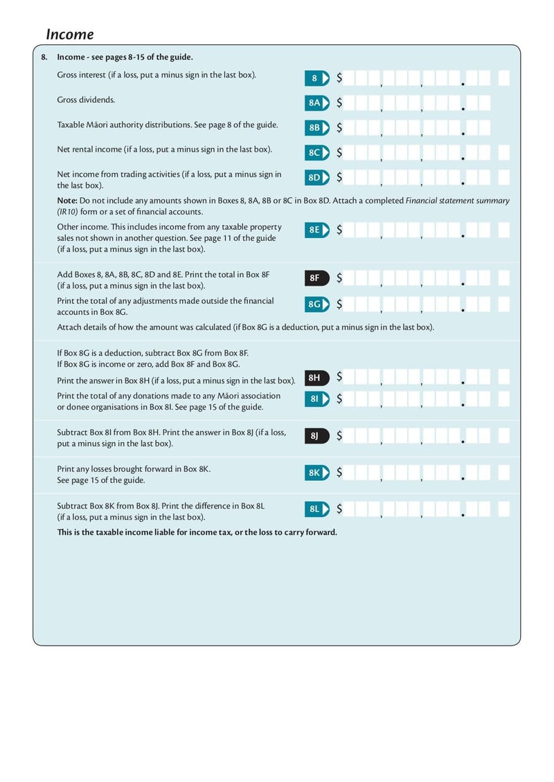Large thumbnail of Form IR8 - Mar 2018