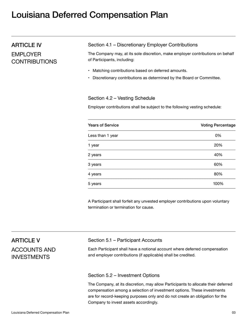 Louisiana Deferred Compensation Plan for enrollment, contribution changes or beneficiary updates