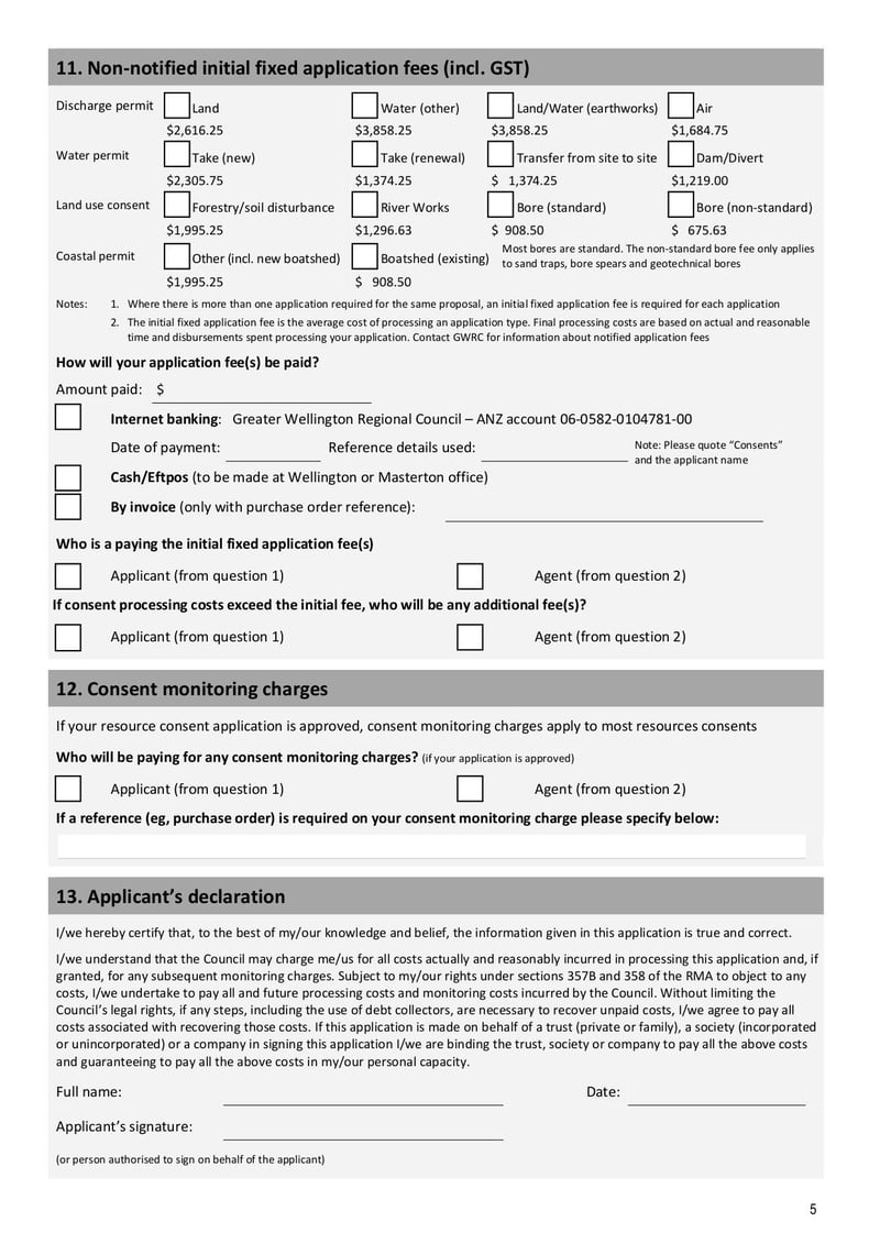 Large thumbnail of Form 1 Application for Resource Consent - Jul 2021