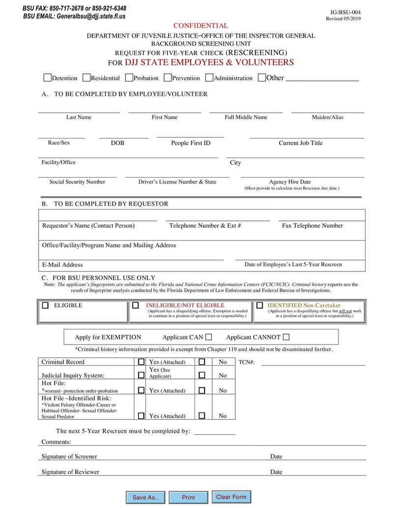 Large thumbnail of Form IG/BSU-004