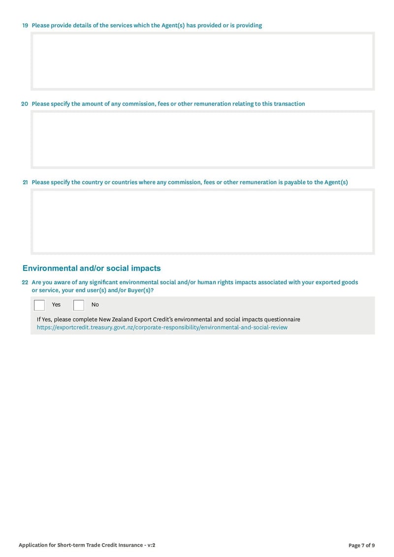 Large thumbnail of Application Form for Short-Term Trade Credit Insurance - Apr 2020