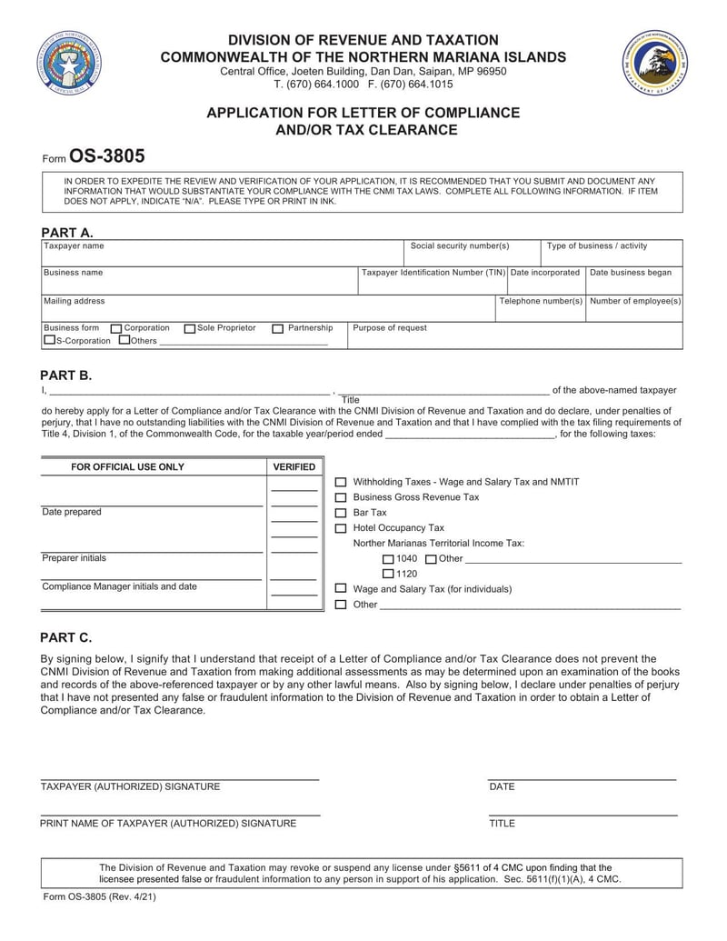 Large thumbnail of Form OS-3805 - 2021