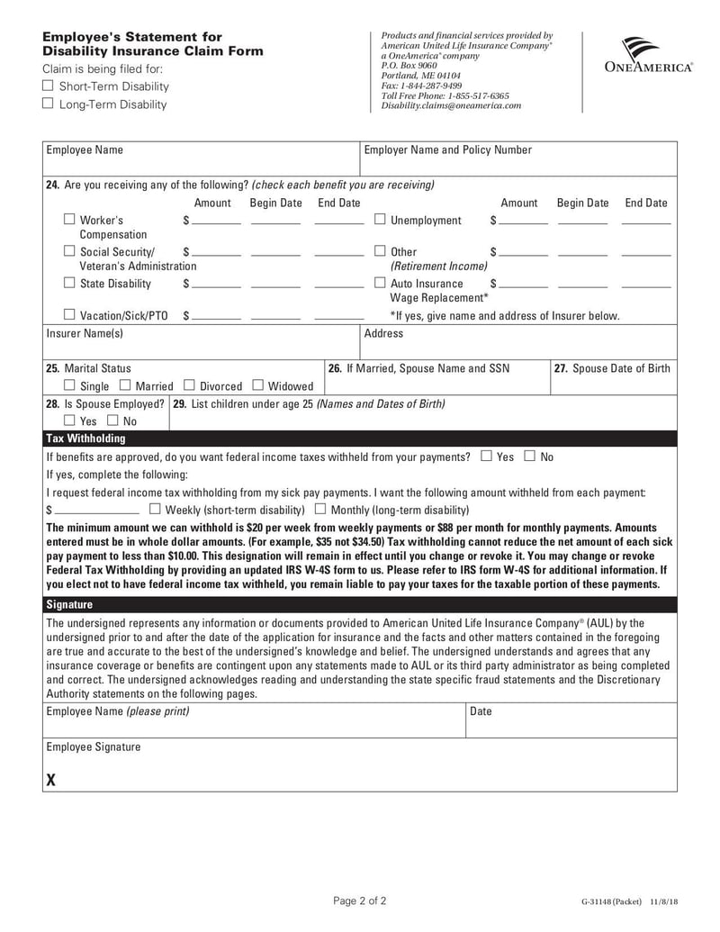 Large thumbnail of Form G-28203 - Feb 2019