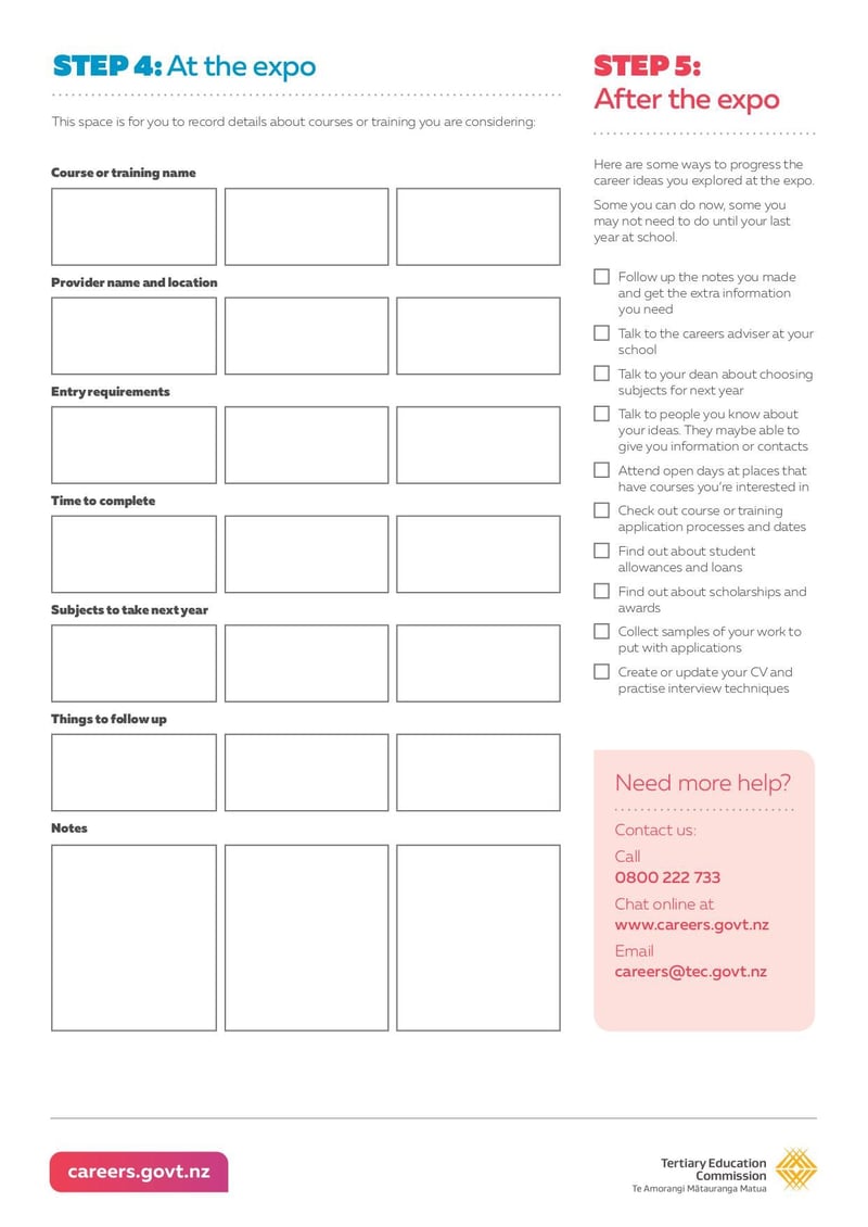 Large thumbnail of Expo Planner Form - May 2021