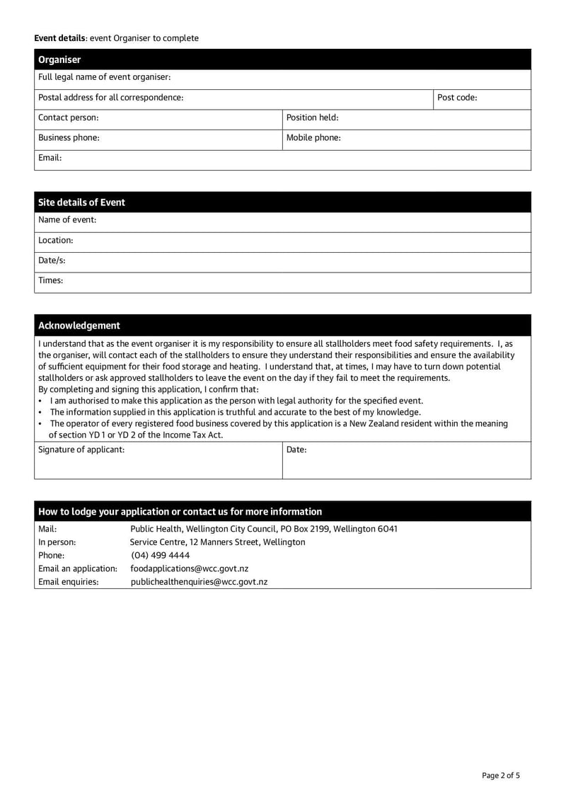 Large thumbnail of Events Food Stall Application Form - Nov 2021