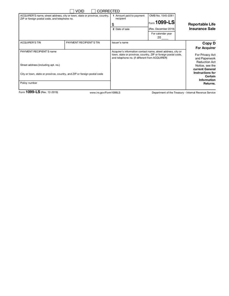 Large thumbnail of Form 1099-LS - Dec 2019