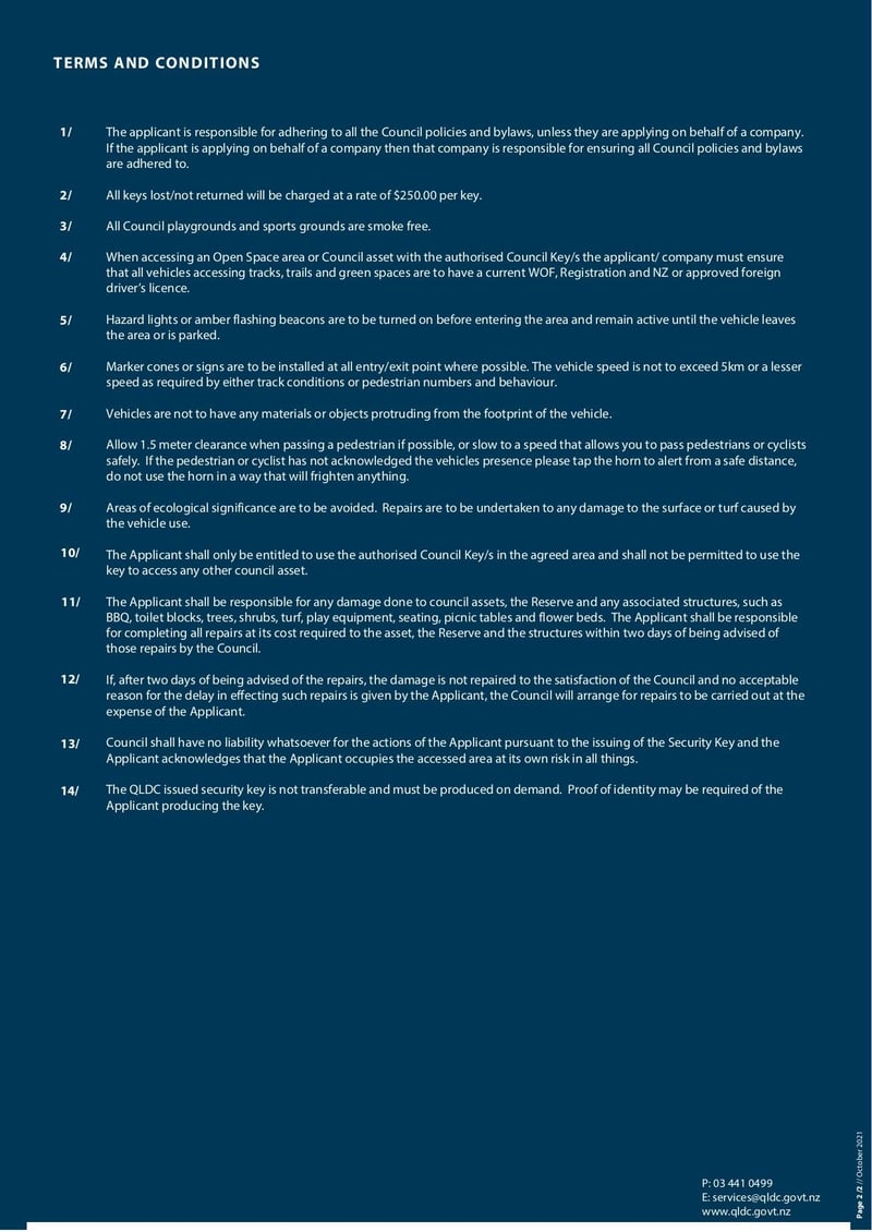 Thumbnail of Security Key Application - Oct 2021 - page 1