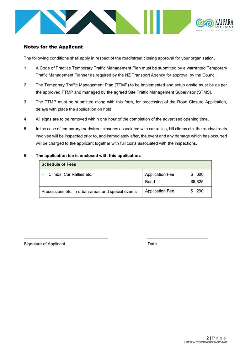 Large thumbnail of Temporary Road Closure App - Apr 2021