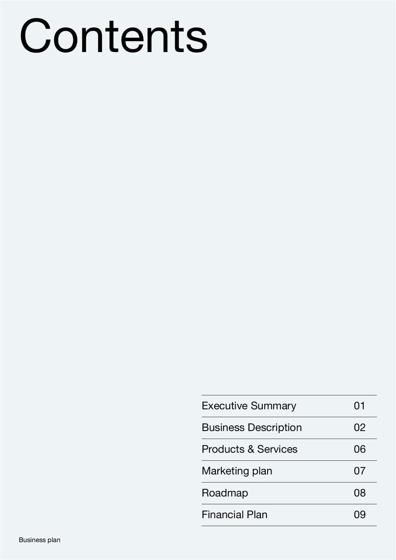 Large thumbnail of Standard Business Plan