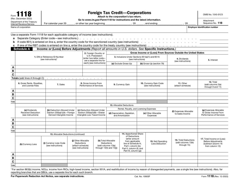Large thumbnail of Form 1118 - Dec 2022