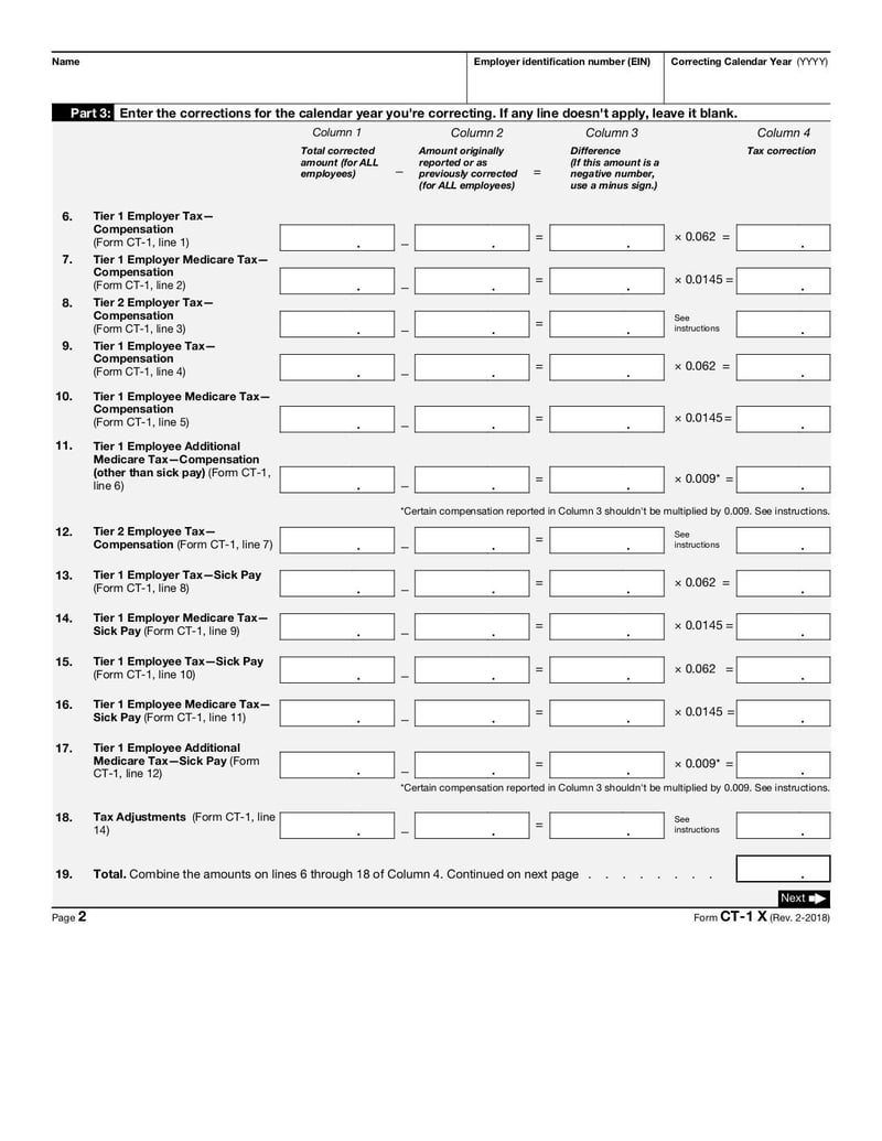Large thumbnail of Form CT-1 X - Mar 2023