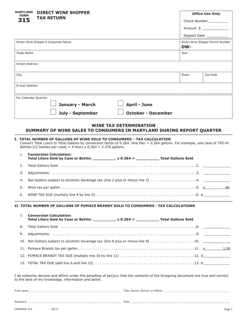 Large thumbnail of Form 315