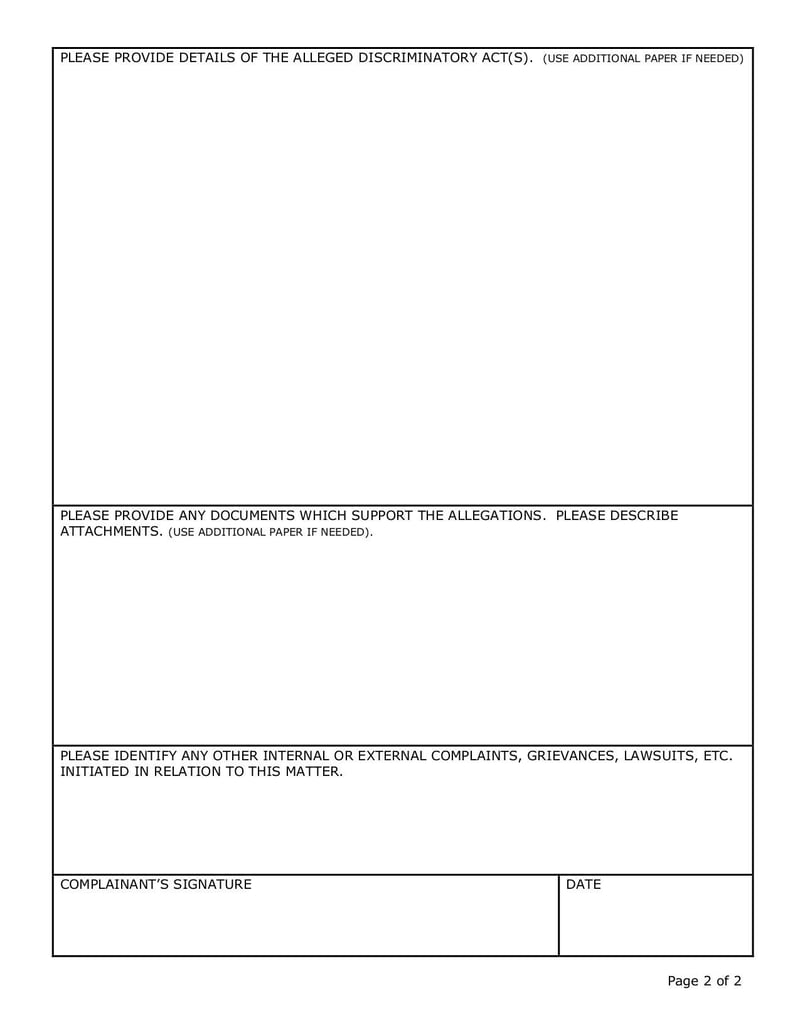 Large thumbnail of STD 486C Discrimination Complaint Form - Nov 2012
