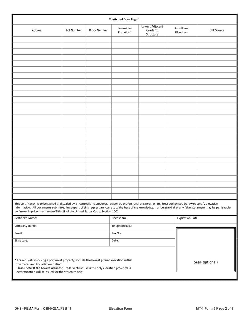 Large thumbnail of Property Information Form - Dec 2016