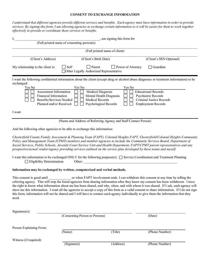 Large thumbnail of Consent to Exchange Information - Oct 2017