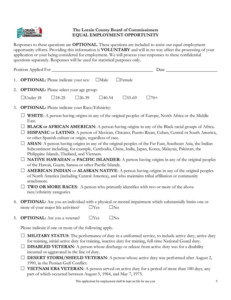 Large thumbnail of Employment Application - Apr 2021