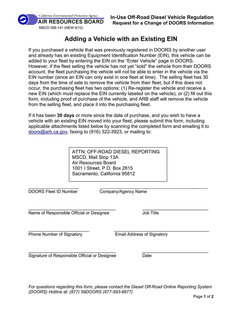 Large thumbnail of Form MSCD ISB-141