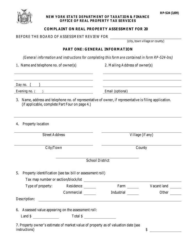 Large thumbnail of Form RP-524 - Apr 2012