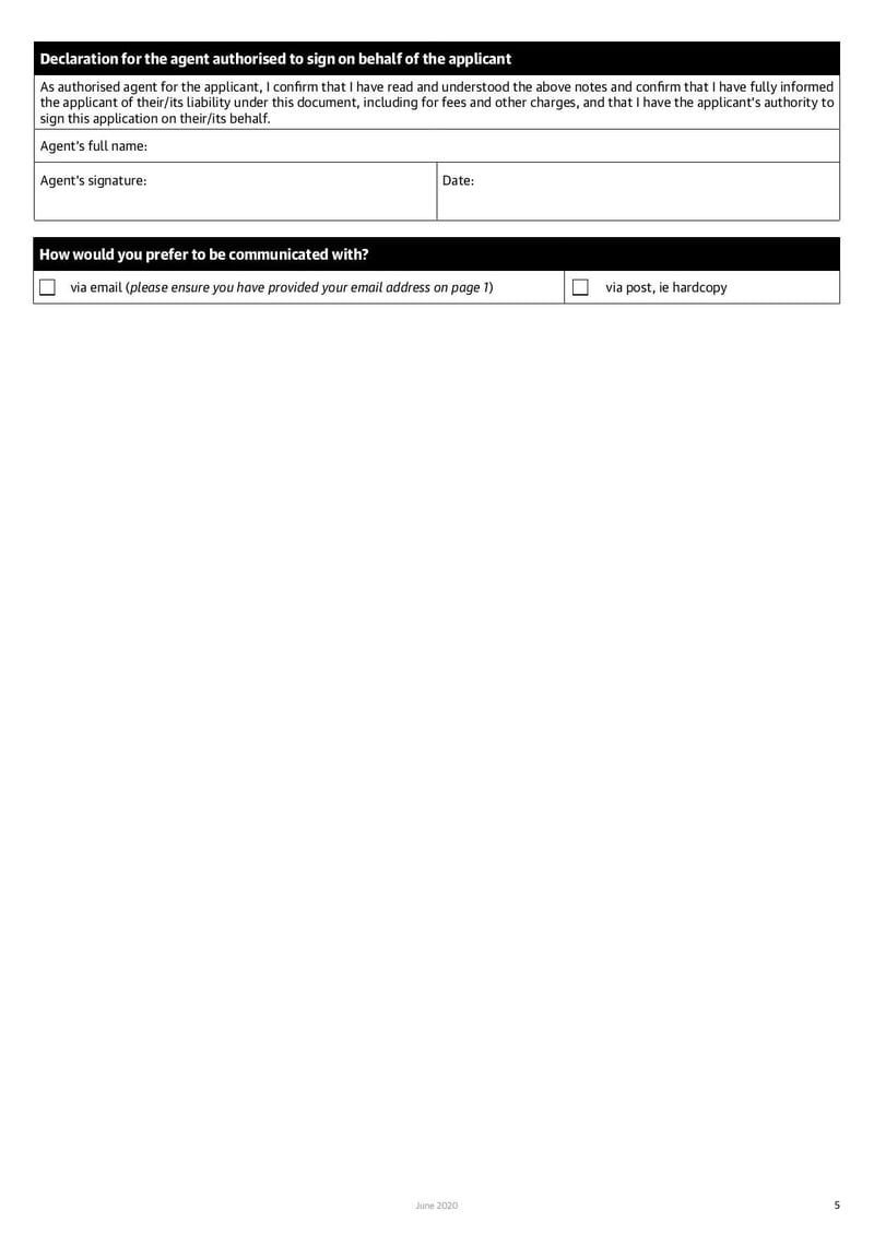 Large thumbnail of Existing Use Certificate Form - Jun 2020