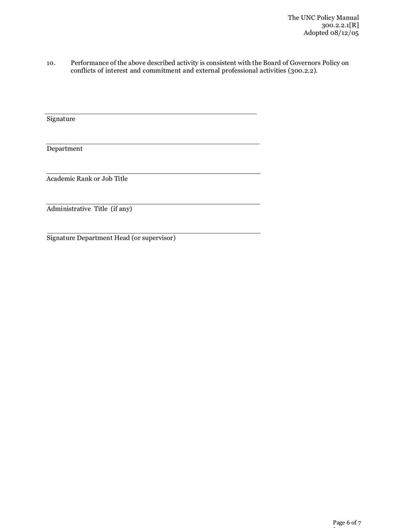 Large thumbnail of Notice of Intent to Engage in External Professional Activities for Pay - Mar 2018