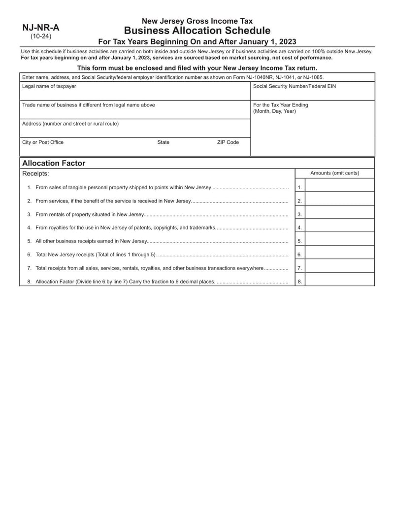 Large thumbnail of Form NJ-1041 - 2024
