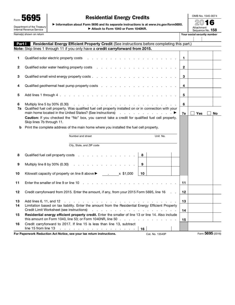 Large thumbnail of Form 5695 - Nov 2016