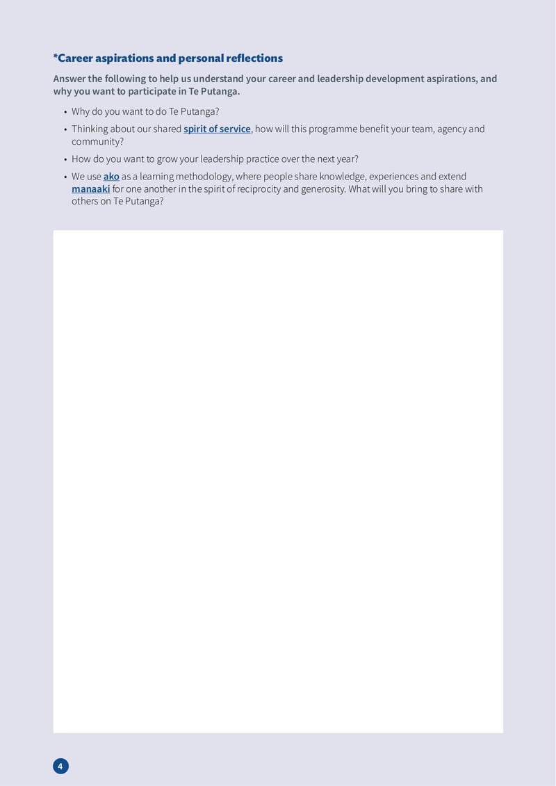 Large thumbnail of Leadership in Practice Application Form - Nov 2022