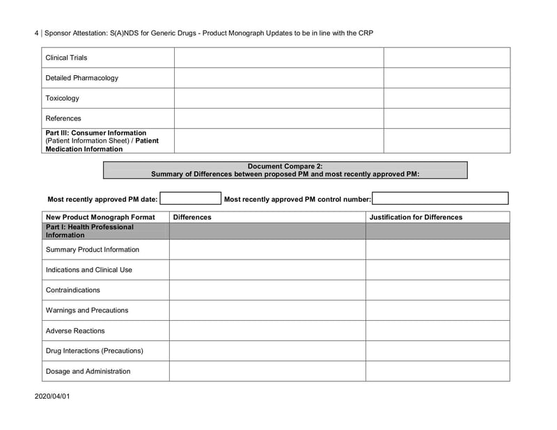 Large thumbnail of Sponsor Attestation S(A)NDS for Generic Drugs - Apr 2020