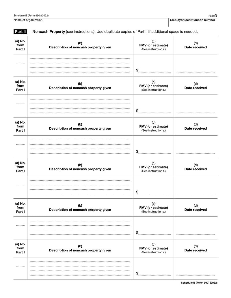Schedule B (Form 990) | Fill and sign online with Lumin