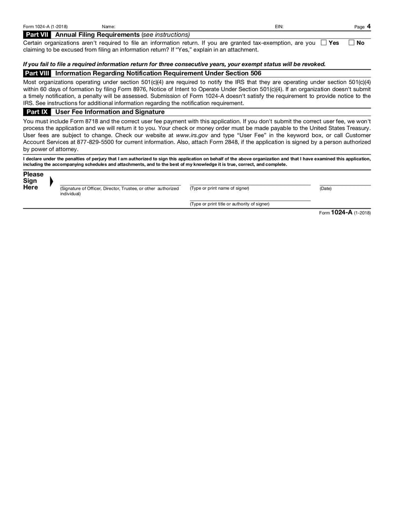 Large thumbnail of Form 1024-A - Jan 2018