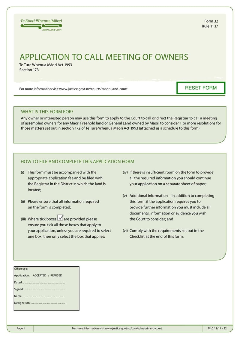 Large thumbnail of MLC Form 32 - Oct 2015