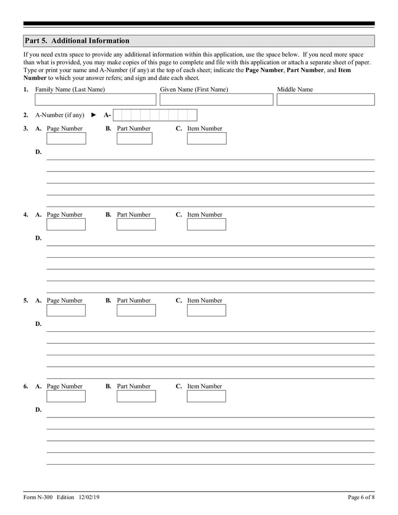 Large thumbnail of Form N-300 - Dec 2019