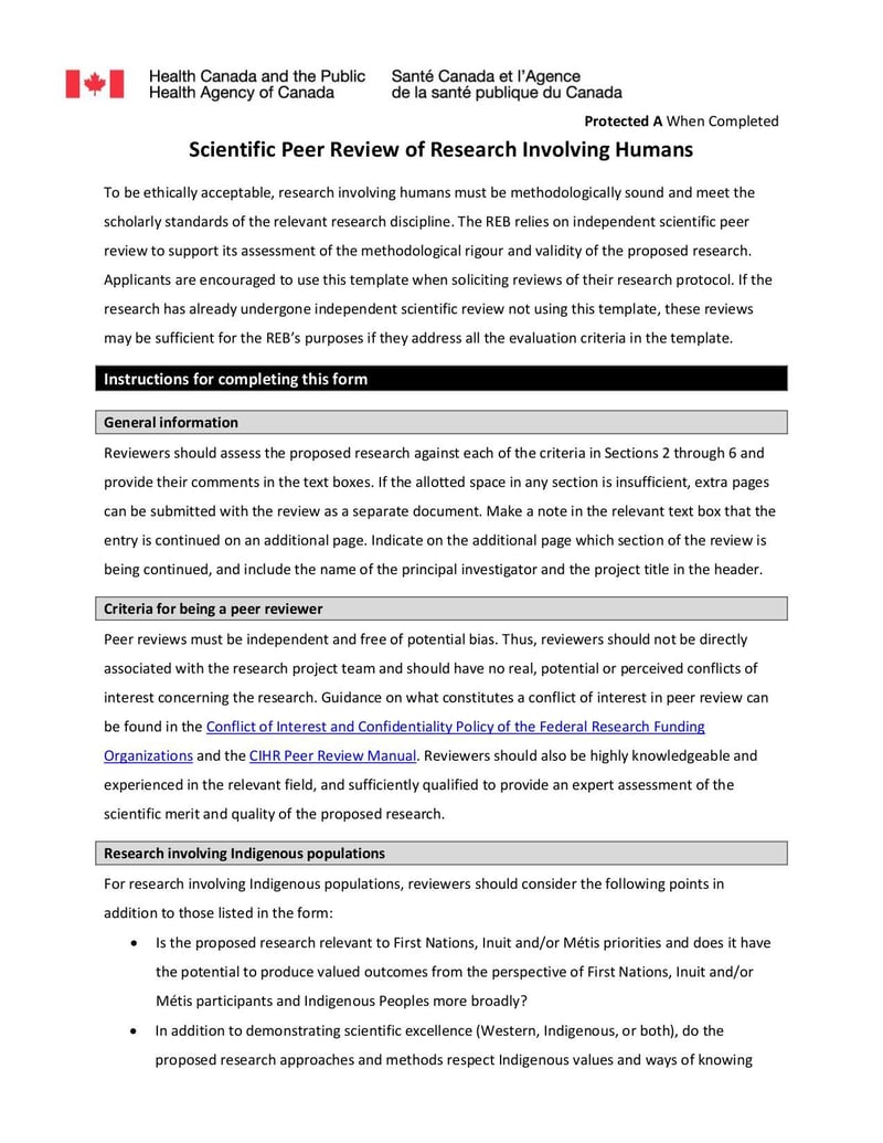 Large thumbnail of Scientific Peer Review of Research Involving Humans - Mar 2022