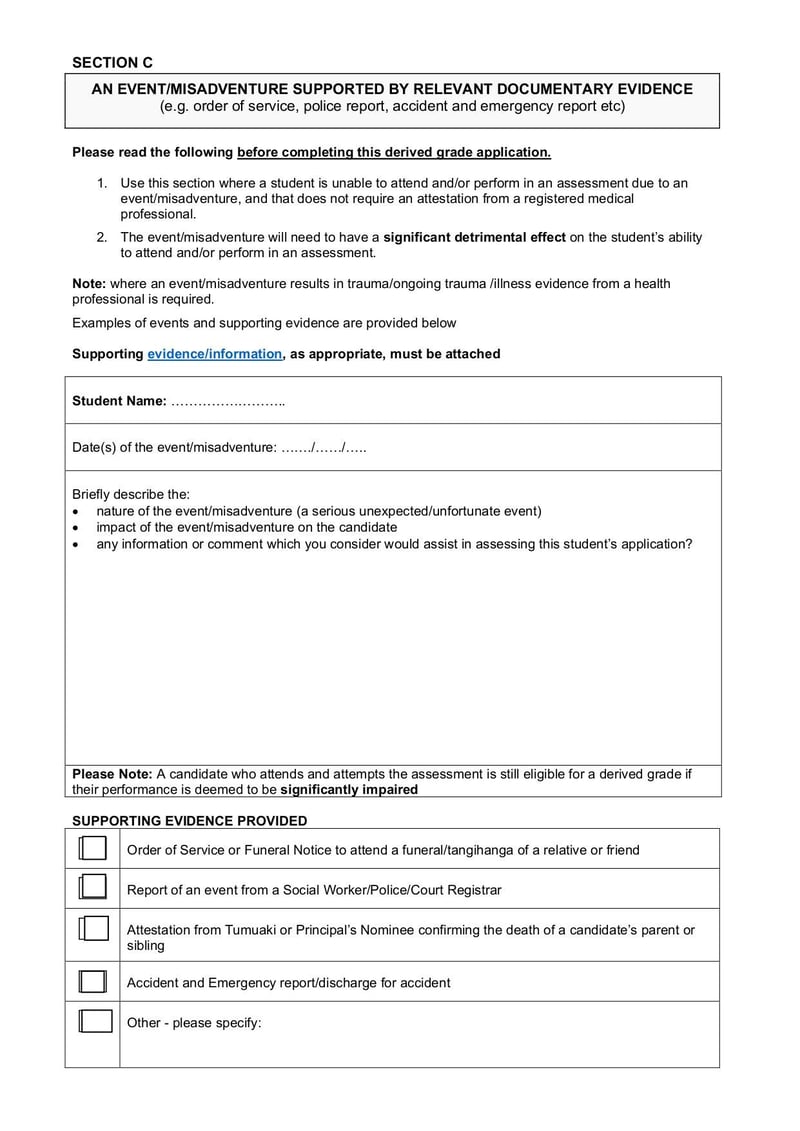 Large thumbnail of Application for a Derived Grade - Apr 2022