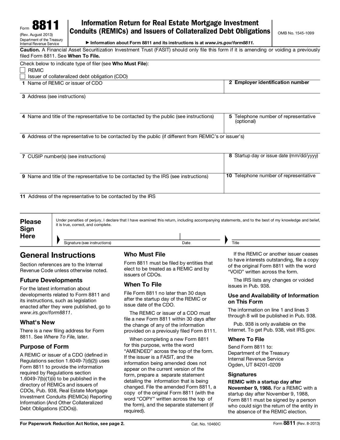 Form 8811 | Fill and sign online with Lumin