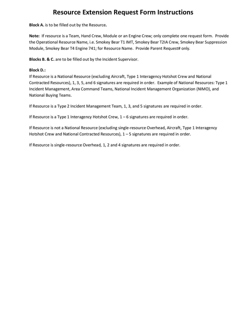 Large thumbnail of Resource Extension Request Form - Jan 2021