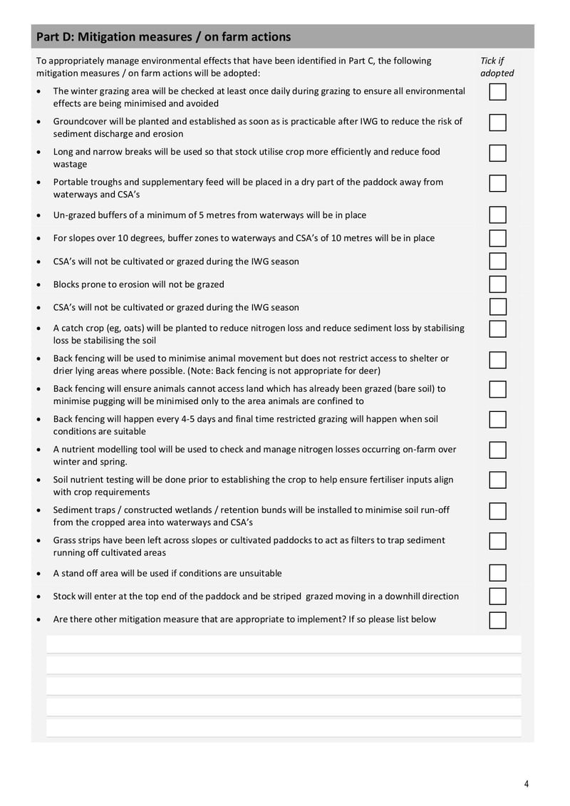 Large thumbnail of Form 3d Discharge Permit Application Land Use Consent Application for Intensive Winter Grazing - Sep 2022