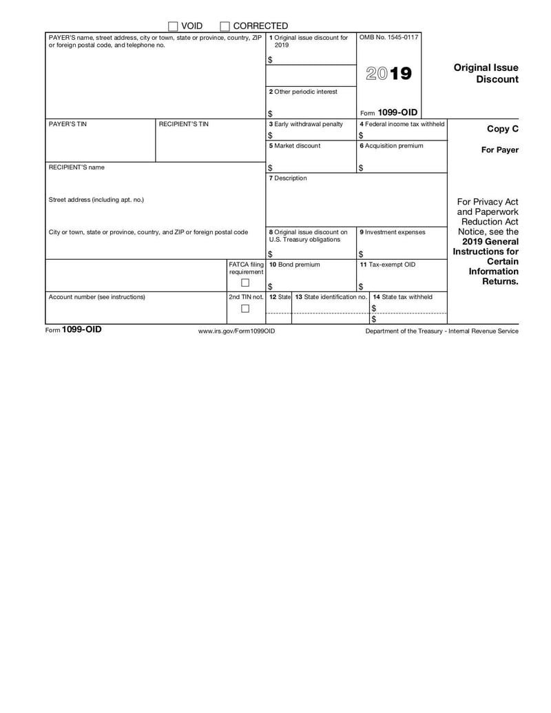 Large thumbnail of Form 1099-OID - Sep 2018