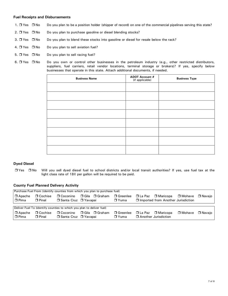 Large thumbnail of Motor Fuel Restricted Distributor Application - Jul 2015