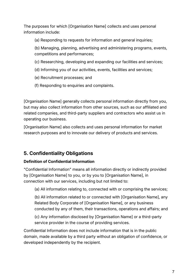 Privacy and Confidentiality Policy for Australian organizations ensuring compliance with the Privacy Act 1988 and confidentiality obligations
