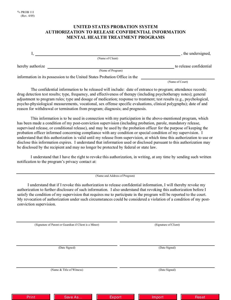 Large thumbnail of PROB 11I Form - Aug 2006