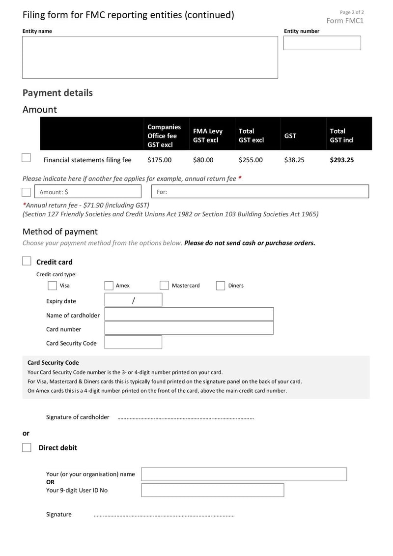 Large thumbnail of Form FMC 1 - Jul 2022