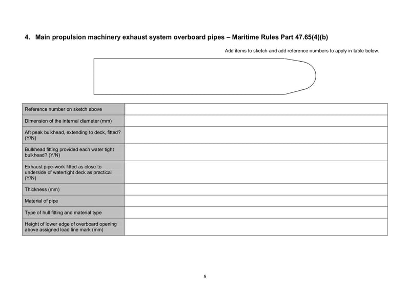 Large thumbnail of Form MLF 15 Record of Assignment Form for Loadline - Feb 2016