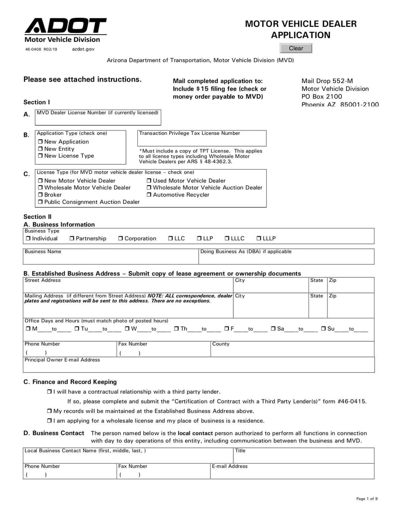 Large thumbnail of Form 46-0408 - Feb 2019