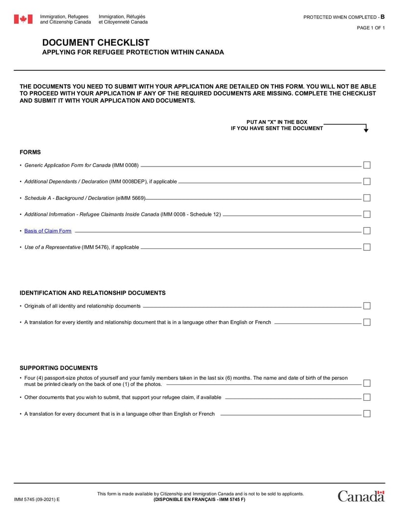 Large thumbnail of Form IMM5745E - Sep 2021